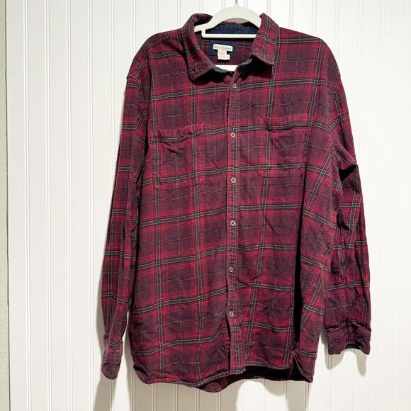 Carbon 2 Cobalt Other - Carbon 2 Cobalt Plaid Flannel Button Up Mens XL